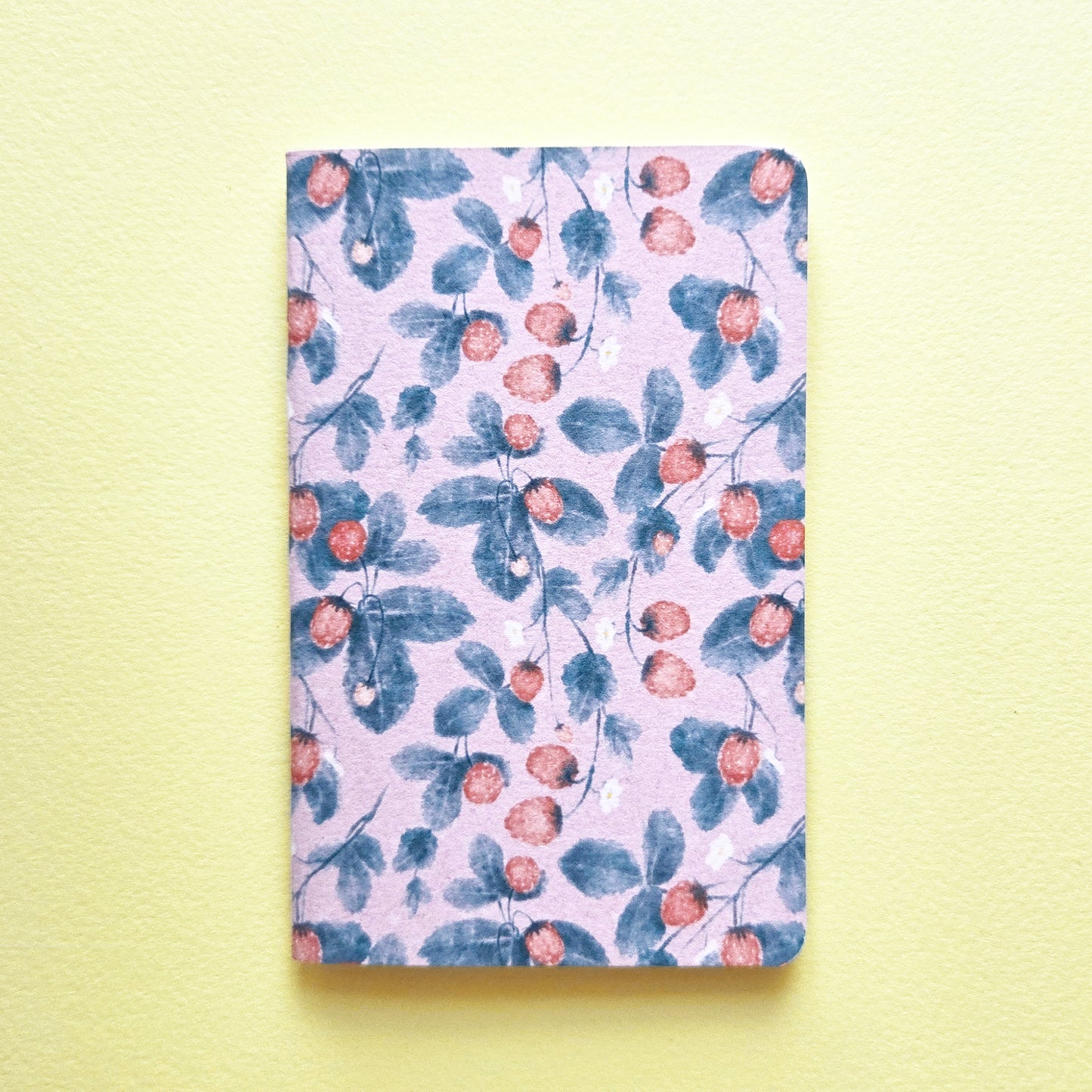 Erdbeeren Pocket Notizbuch