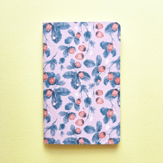 Erdbeeren Pocket Notizbuch